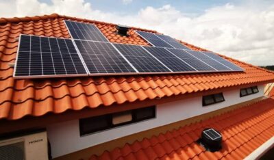 10 solar panels installed in Sutera, Johor